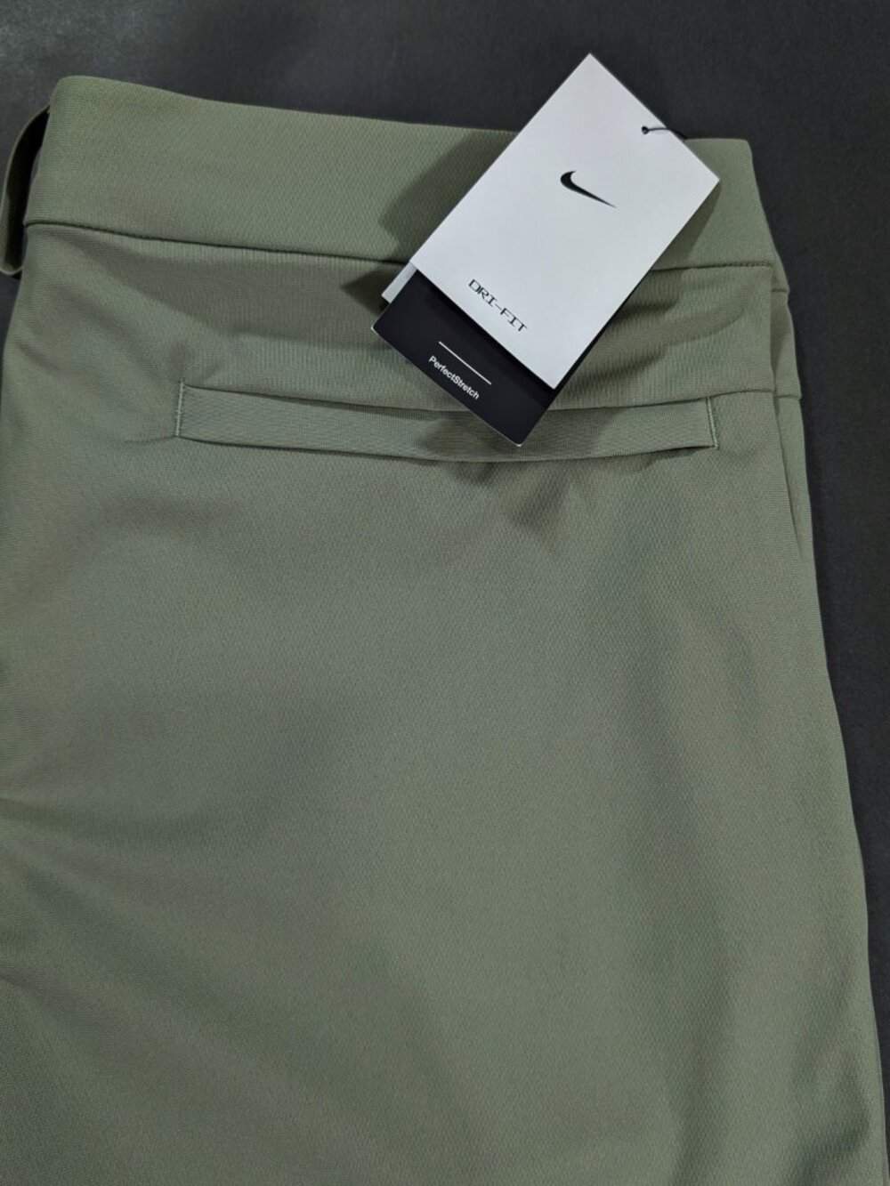 $95 Men`s Nike 24.7 Perfect Stretch Dri-FIT 6" Shorts Steel Green Size 40